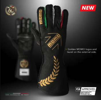 60 Years MOMO Corsa Pro Racing Gloves size 9